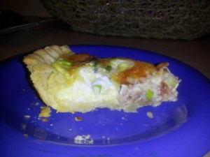 I cannot believe that we ate an entire quiche lorraine last night